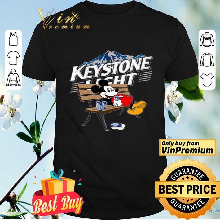 Mickey mouse drink Keystone Light shirt