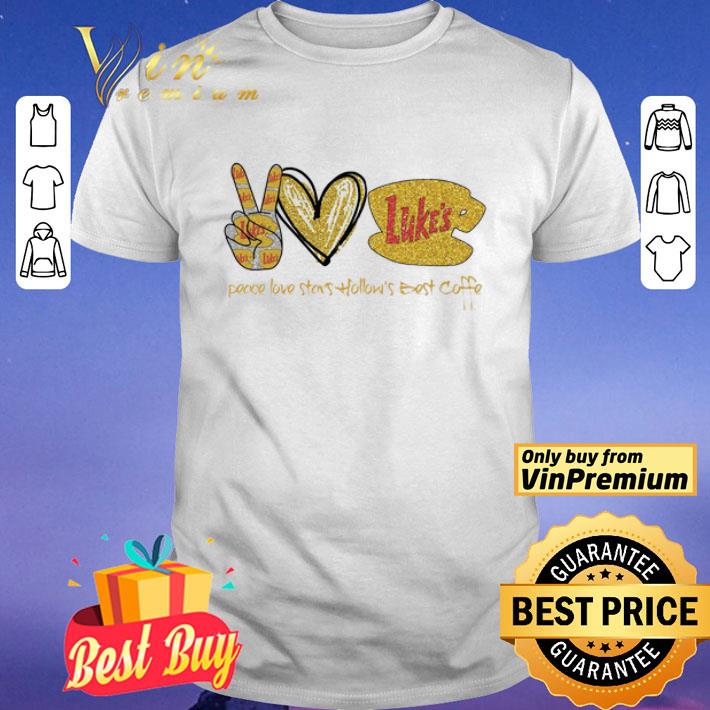 Peace love star hollo’s best coffee shirt