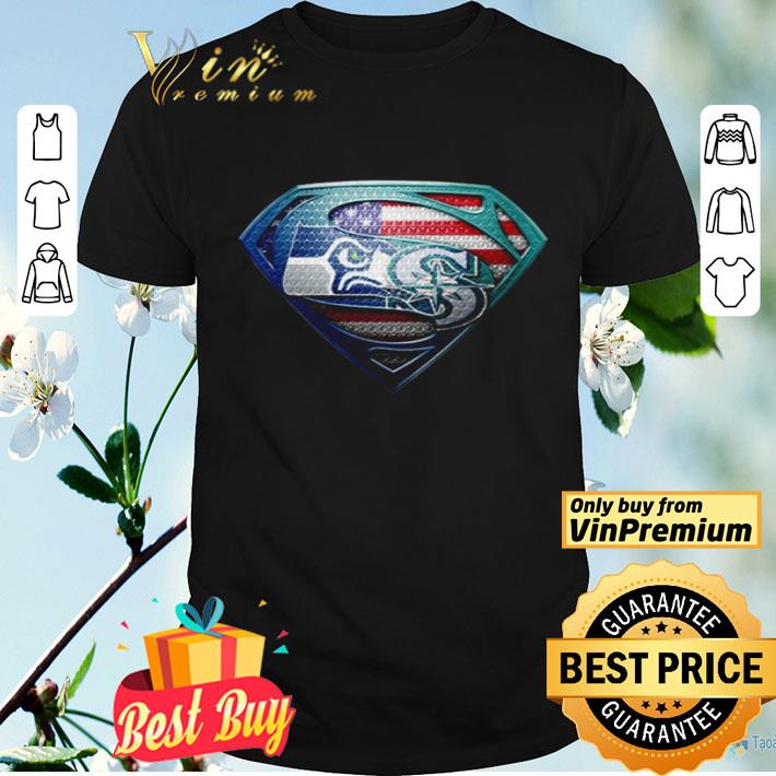 Superman Seattle Seahawks vs Miami Dolphins shirt