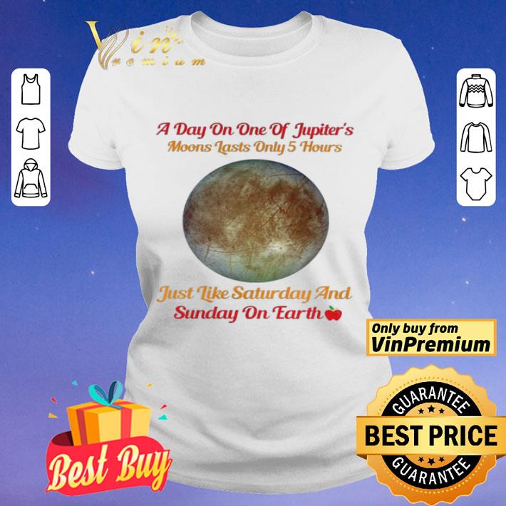 A Day On One Of Jupiter’s Moons Lasts Only 5 Hours shirt