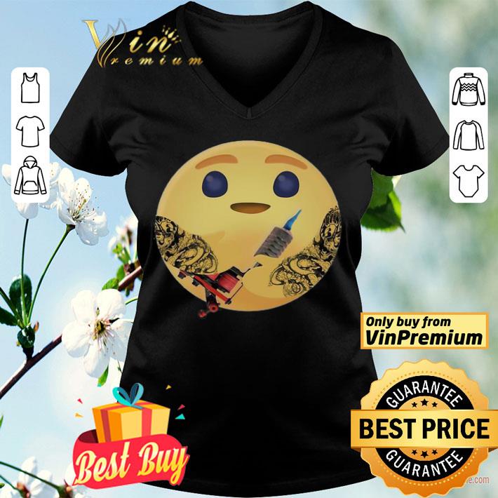 Facebook care emoji hug tattoo machine shirt