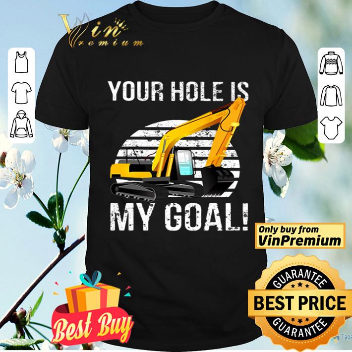 Excavator hole goal shirt