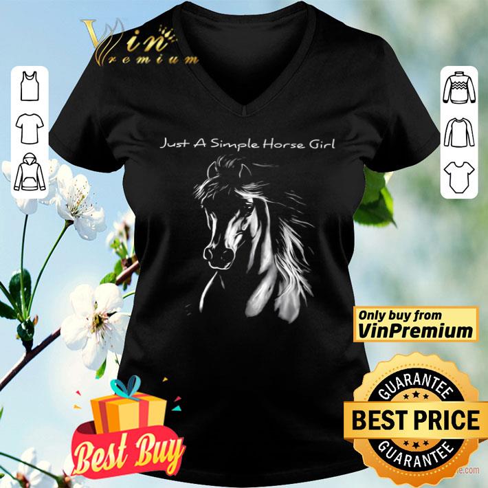 Horse Light Just A Simple Girl shirt