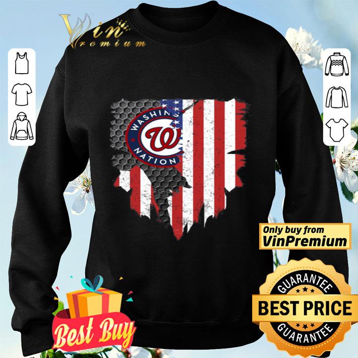 washington nationals american flag shirt