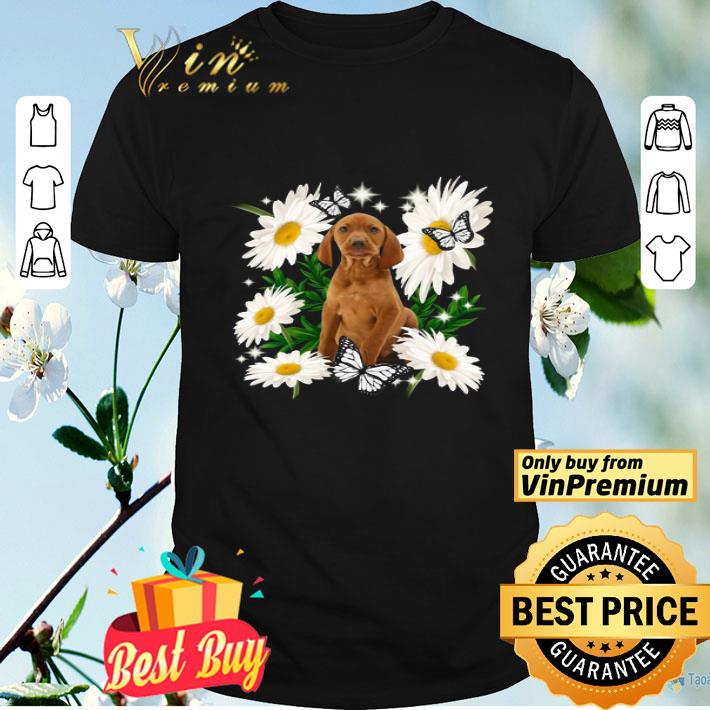 Vizsla Daisy flower Classic shirt