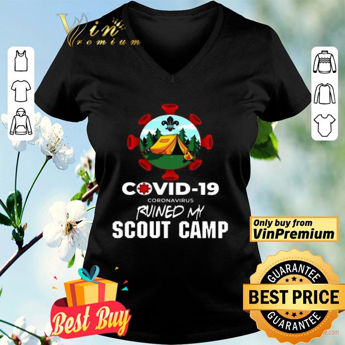 Covid-19 coronavirus ruined my scout camp shirt