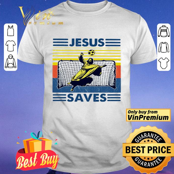 Soccer Jesus saves the ball shirt