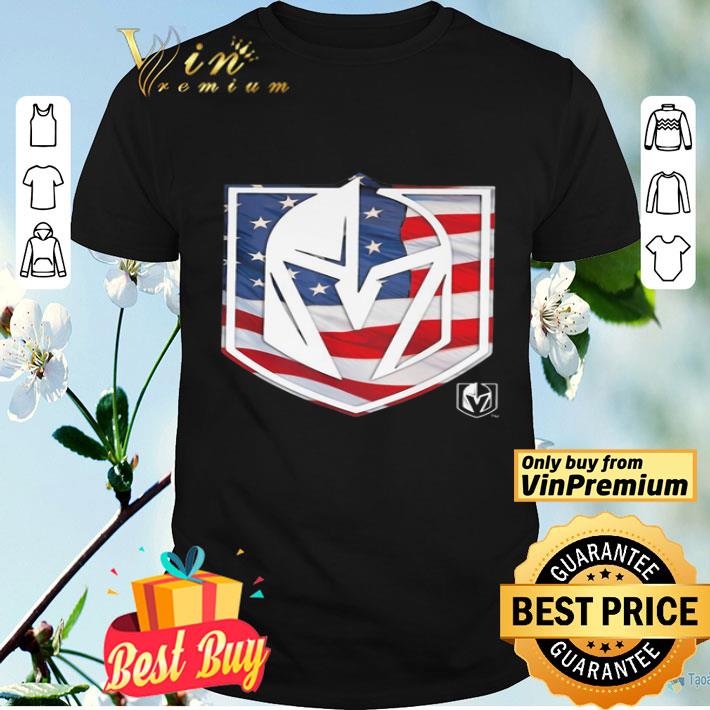 Vegas Golden Knights American Flag Veteran Independence Day shirt