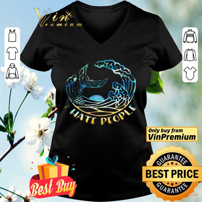 I Hate People Mermaid Black shirt