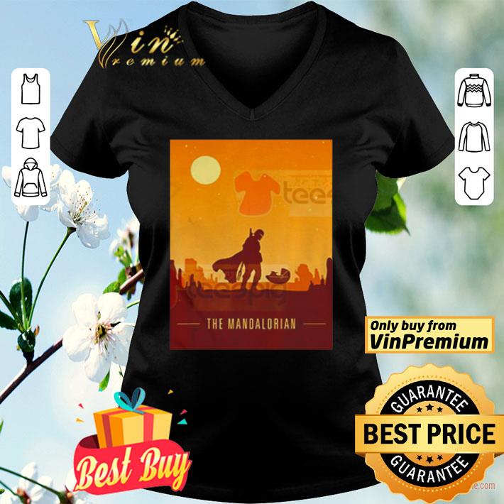 Star Wars Baby Yoda Mandalorian and child shirt