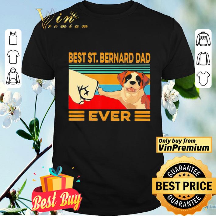 Bear St Bernard Dad ever vintage shirt