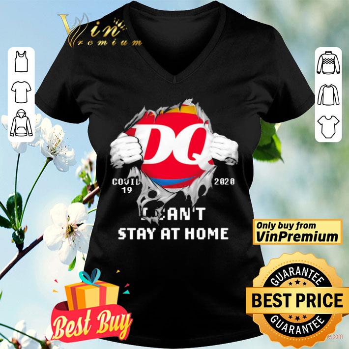 Blood Inside me Dairy Queen covid-19 2020 i can’t stay at home shirt