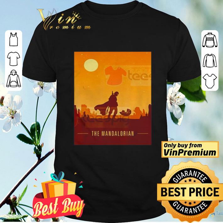Star Wars Baby Yoda Mandalorian and child shirt