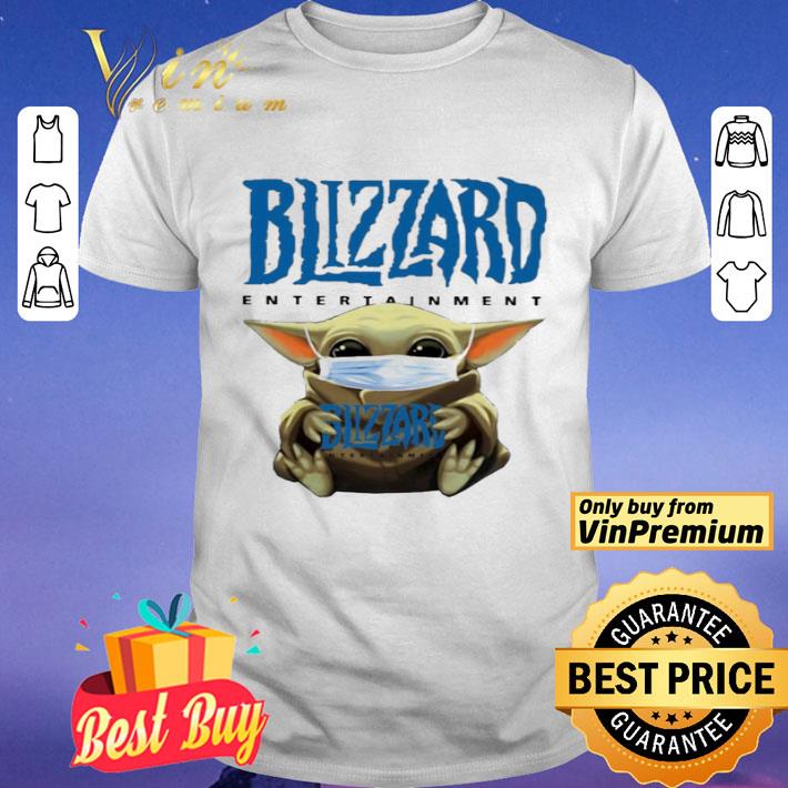 Baby Yoda hug Blizzard Entertainment shirt