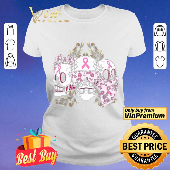 Three Skulls Fibromyalgia Awareness shirt