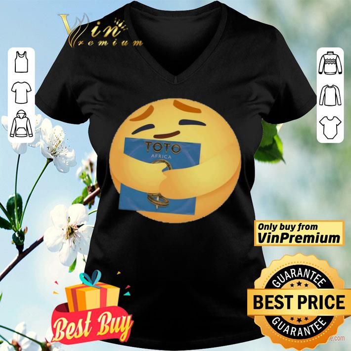 Facebook care emoji hug Toto Africa shirt