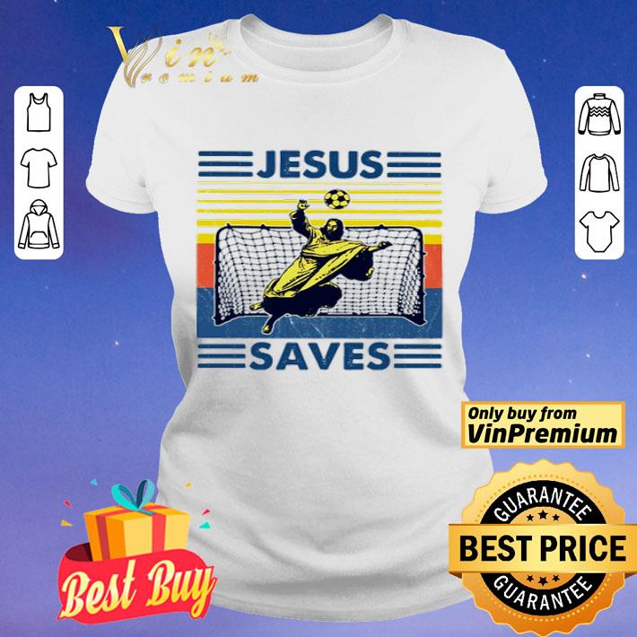 Soccer Jesus saves the ball shirt