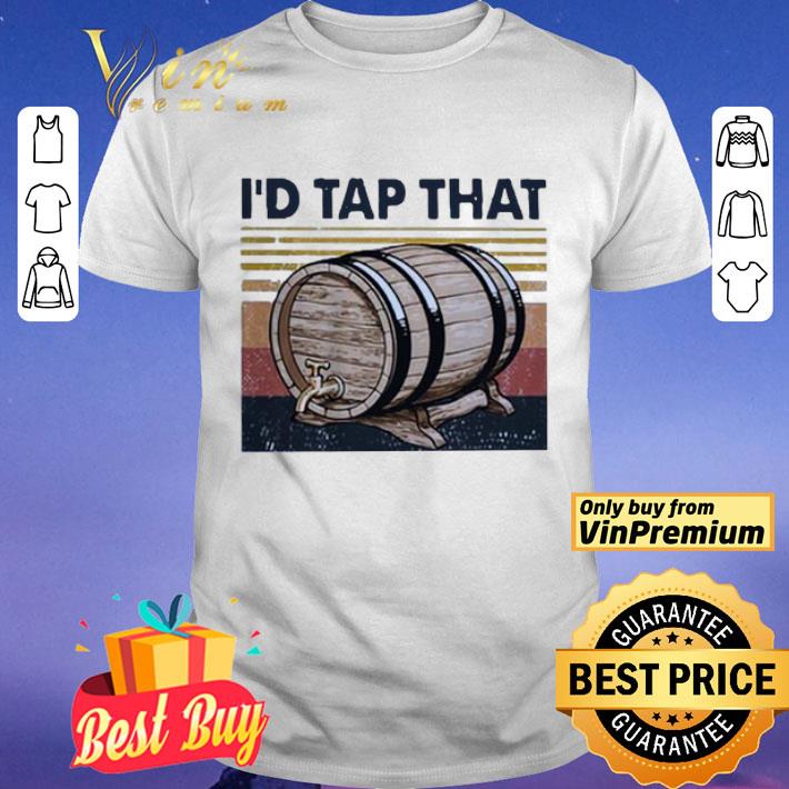 I’d tap that beer brewers vintage shirt