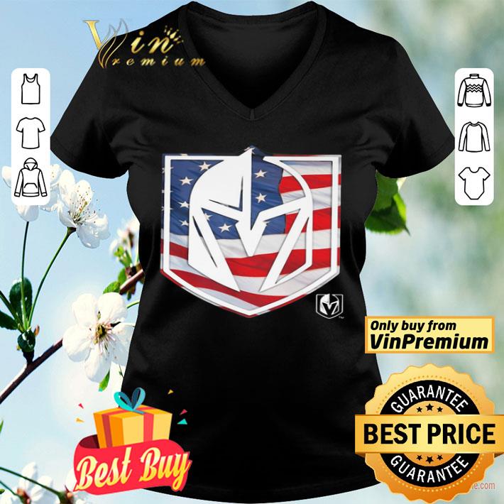 Vegas Golden Knights American Flag Veteran Independence Day shirt