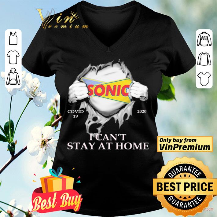 Blood inside me Sonic covid-19 2020 i can’t stay at home shirt