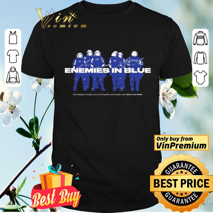 Enemies In Blue Relief shirt