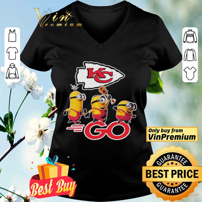 Minions guitar go kansas city chiefs football logo shirt