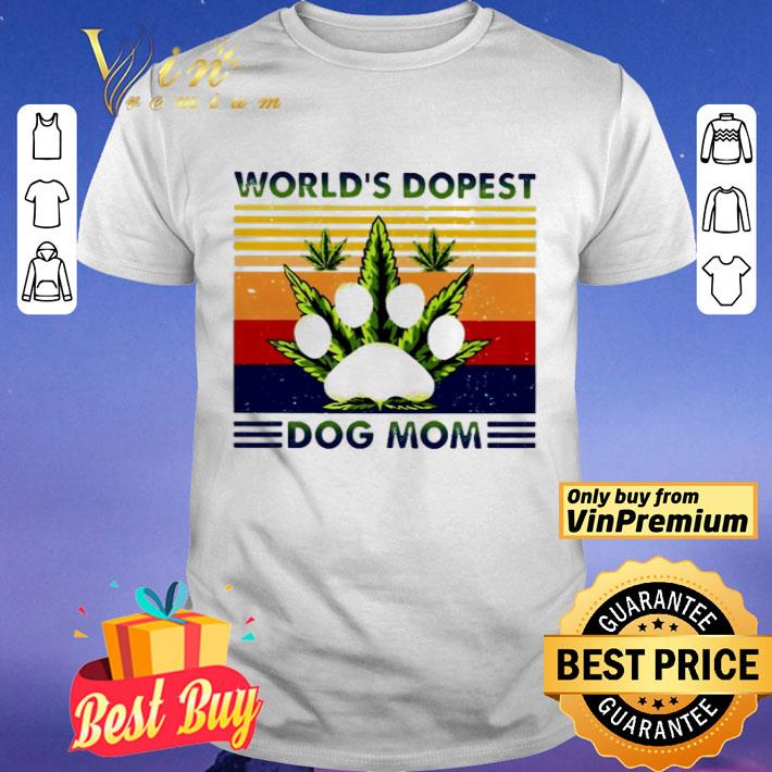 World’s dopest dog mom vintage shirt