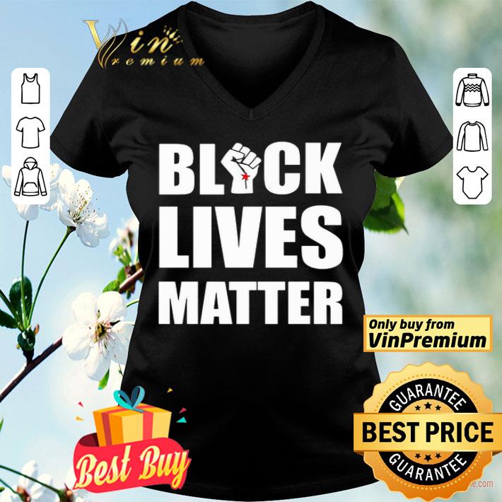 Black lives matter fist shirt