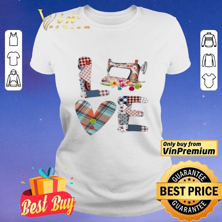 I Love Sewing Machine shirt