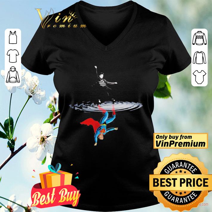 Elvis presley jailhouse rock water reflection superman shirt
