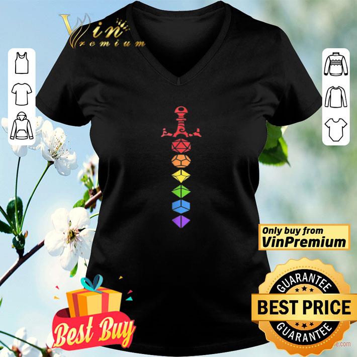 Nerdy Polyhedral Dice Set LGBT shirt