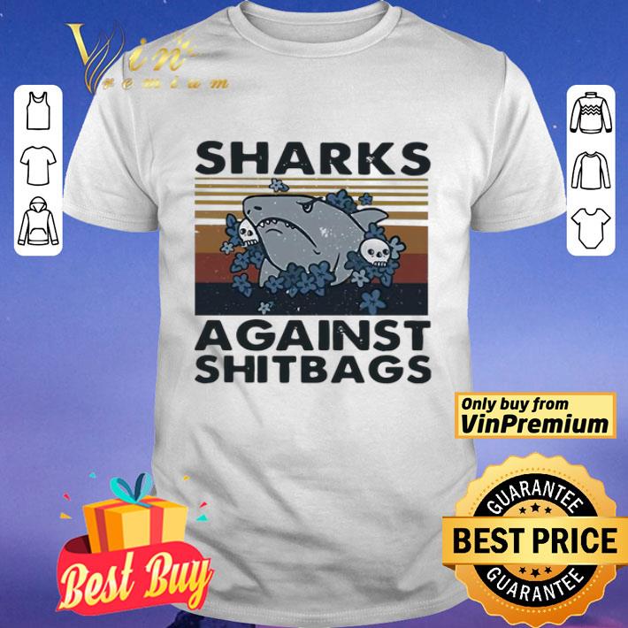 Skull Sharks Against Shitbags Vintage shirt