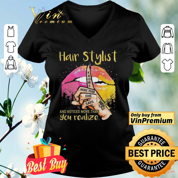 Hair stylist and notices more than you realize shirt