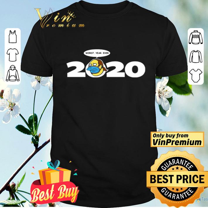 Official Jeff Albertson Face Mask Worst Year Ever 2020 shirt