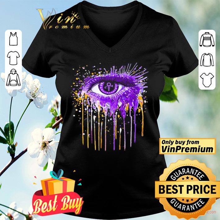 Eyes Personalised Prince Symbol Cake Topper shirt