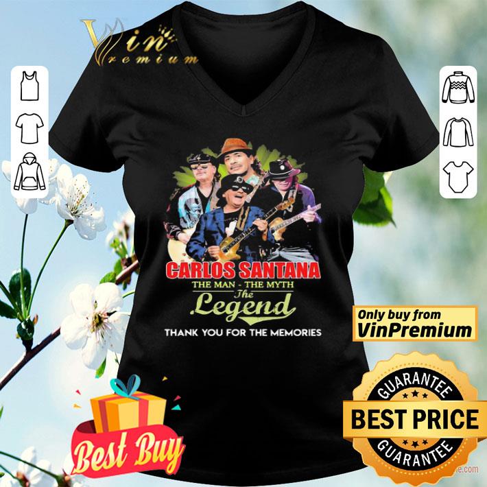 Carlos Santana The Man The Myth The Legend Thank You For The Memories shirt