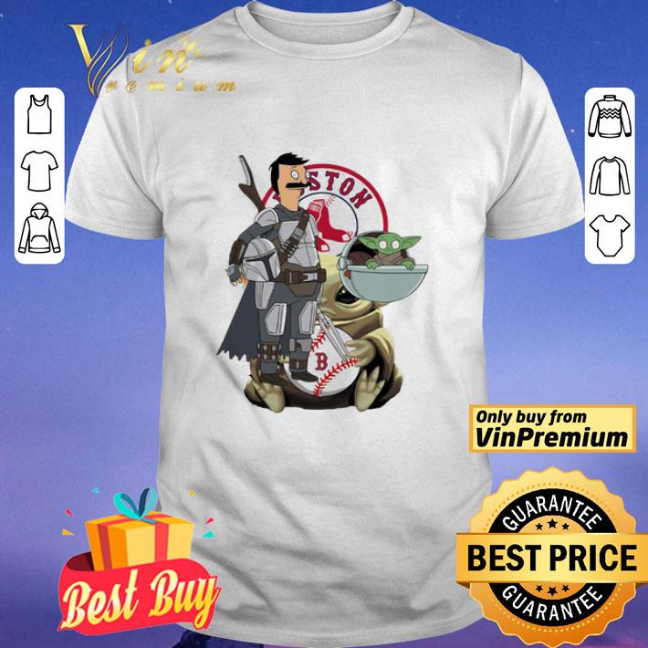Star wars darth vader and baby yoda boston red sox shirt