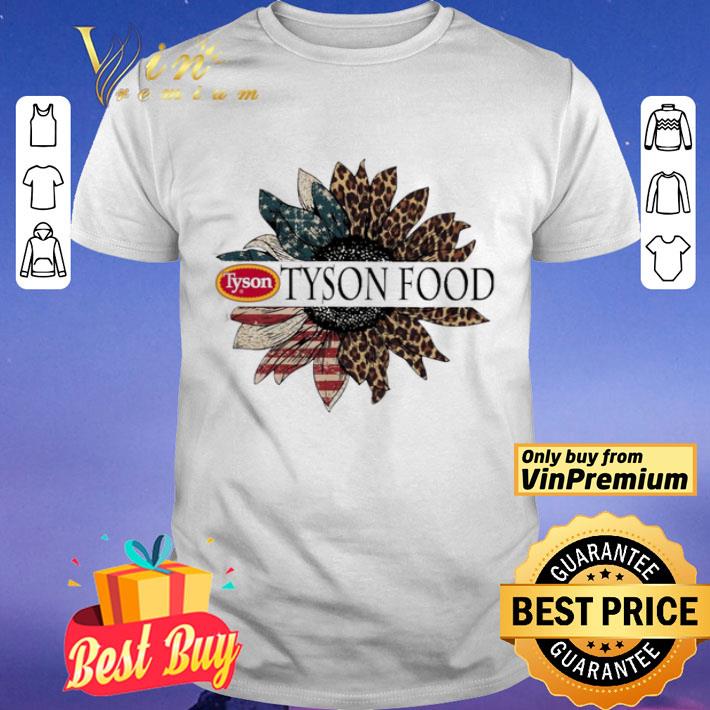 Tyson Food The 4th of July sunflower American flag shirt