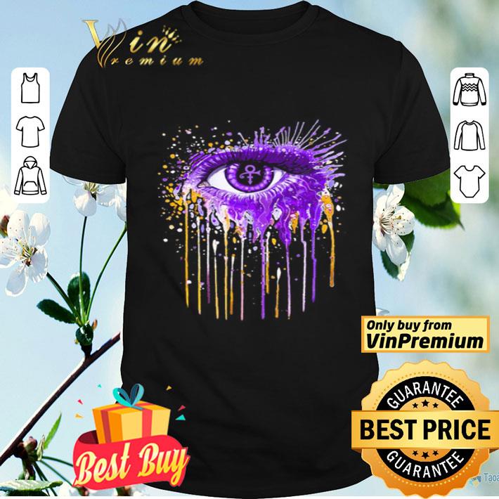 Eyes Personalised Prince Symbol Cake Topper shirt