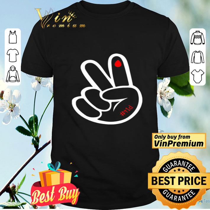 Diabetes Type 1 Sign shirt