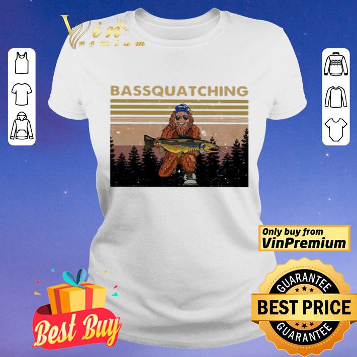 Bigfoot Bassquatching vintage shirt