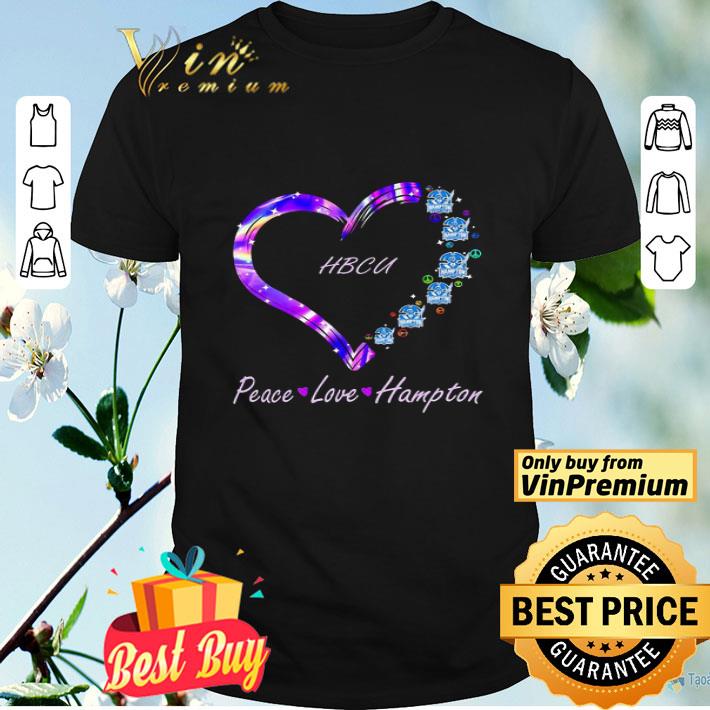 HBCU peace love Hampton Pirates shirt
