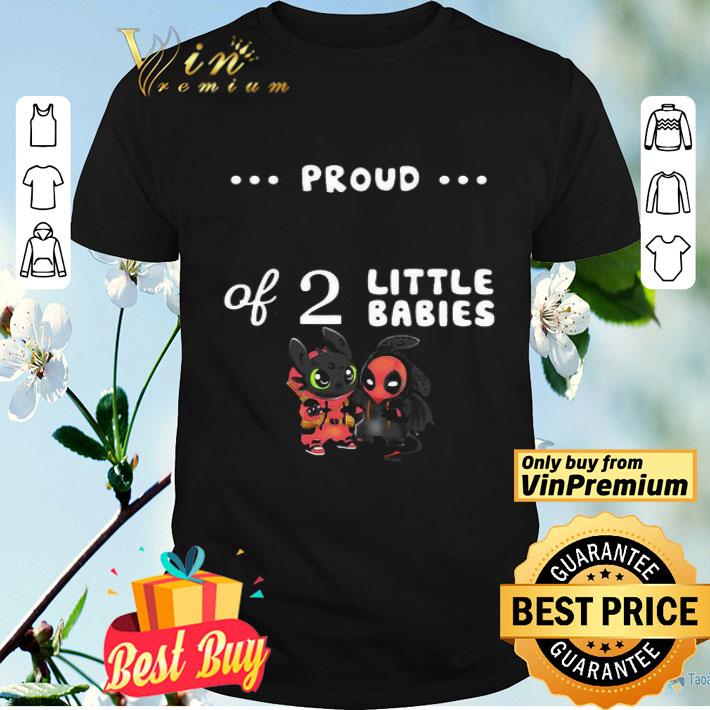 Proud of 2 little babies toothless and spider man shirt