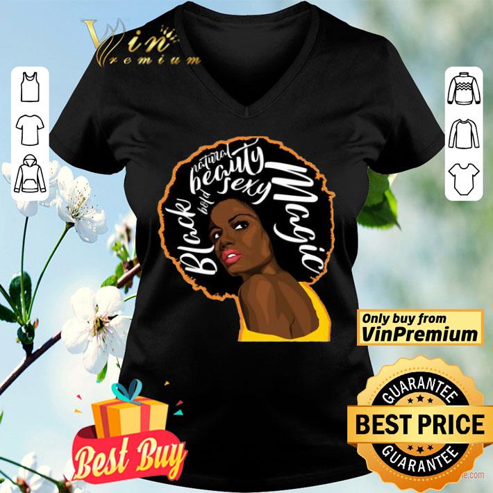 Juneteenth girl black beauty sexy magic natural shirt