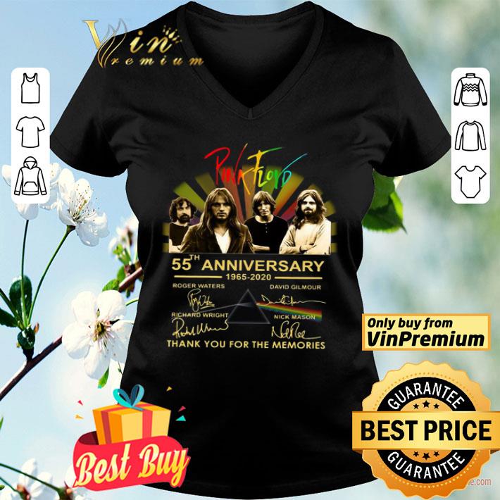 Pink Floyd 55th Anniversary 1965 2020 Thank You For The Memories Signatures shirt