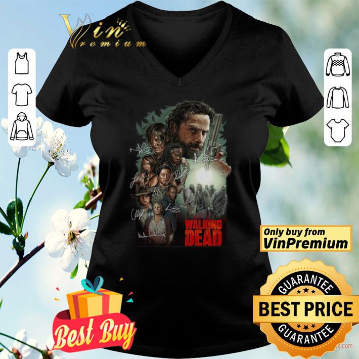 The Walking Dead Signatures shirt