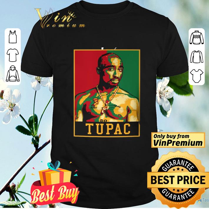 Tupac Retro African Flag shirt