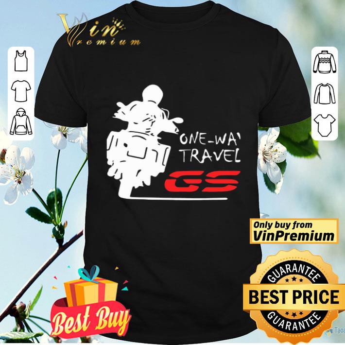 Black one way travel GS shirt