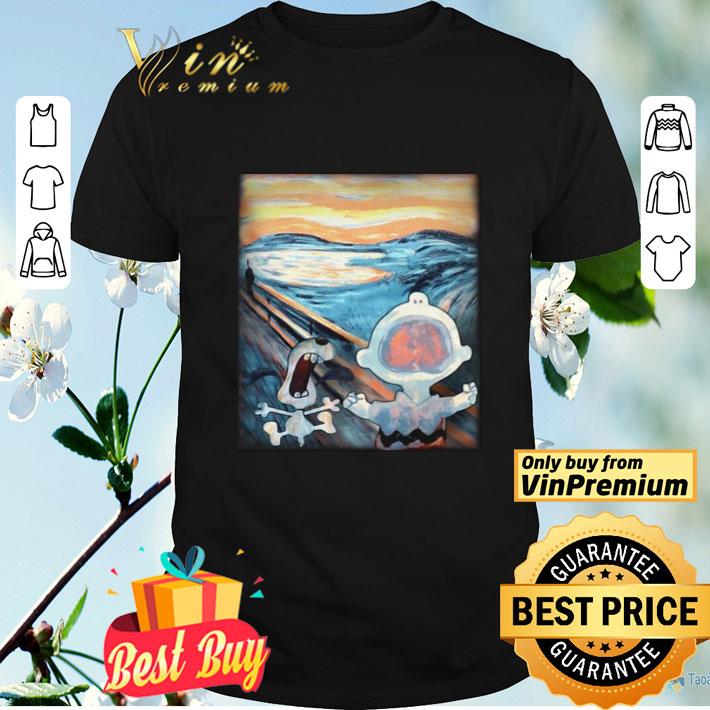 Snoopy and charlie brown van gogh starry night shirt