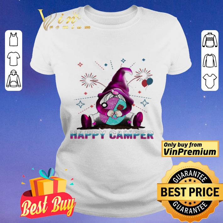 Gnomes happy camper firework shirt